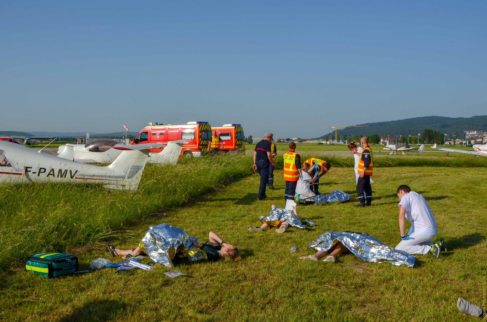 Exercice de secours sur un aérodrome 27/06/2019